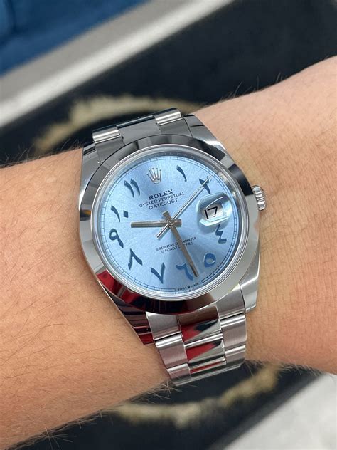 Rolex datejust 41mm arabic dial